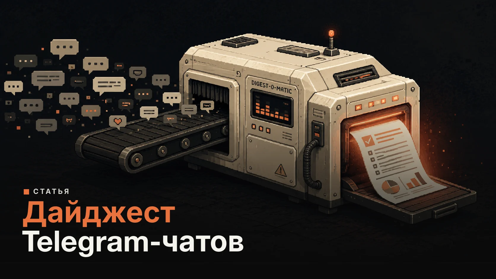 Telegram дайджест-бот: настраиваем автоотчёт по всем чатам и каналам