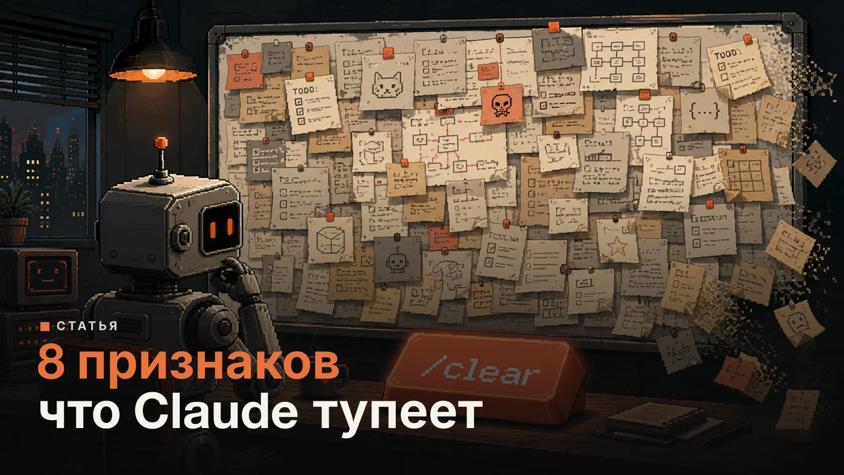 8 признаков, что сессия Claude тупеет — и что делать с каждым