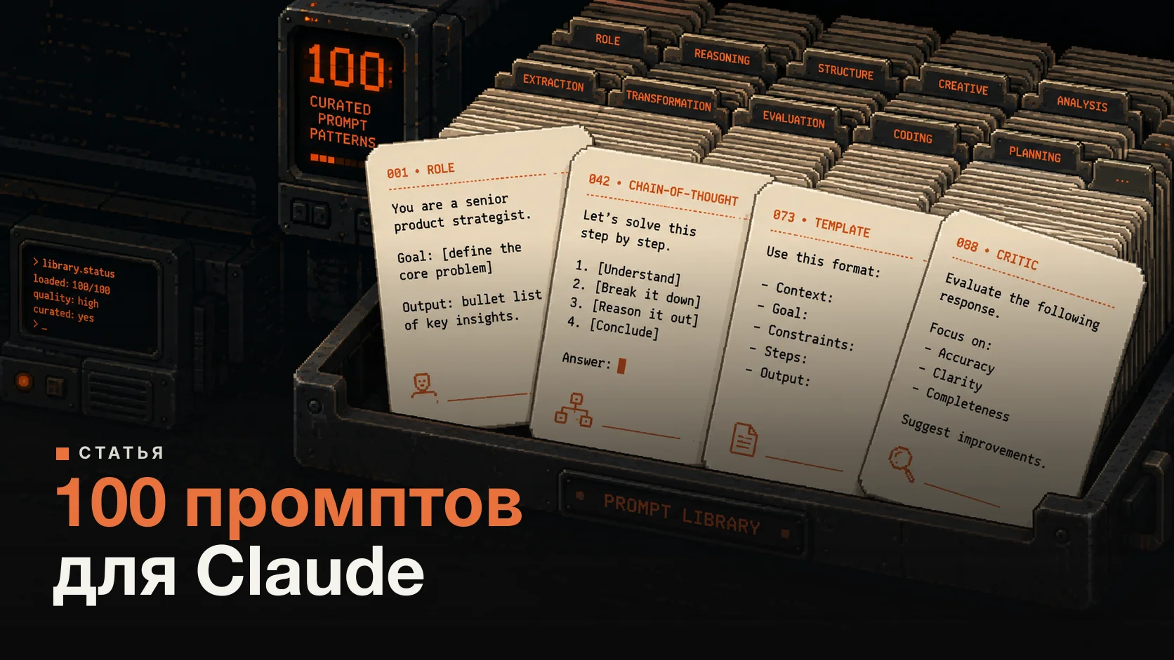 100 промпт-паттернов для Claude: как писать эффективные промпты на русском и какие реально работают