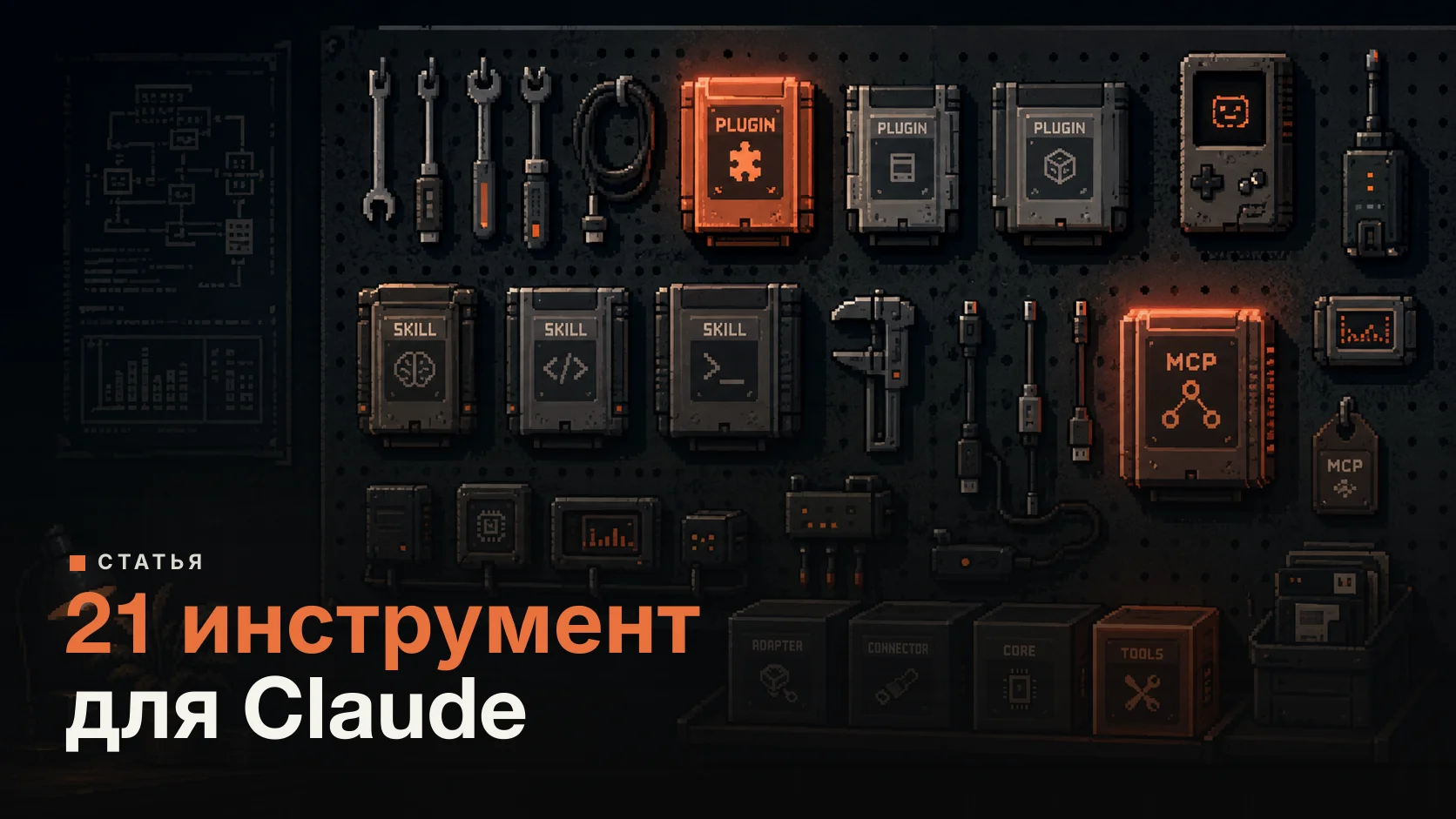 21 инструмент для Claude: плагины, скиллы и MCP-серверы