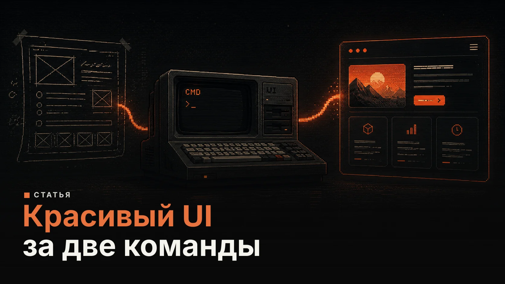 Как сделать красивый UI с помощью Claude Code за две команды
